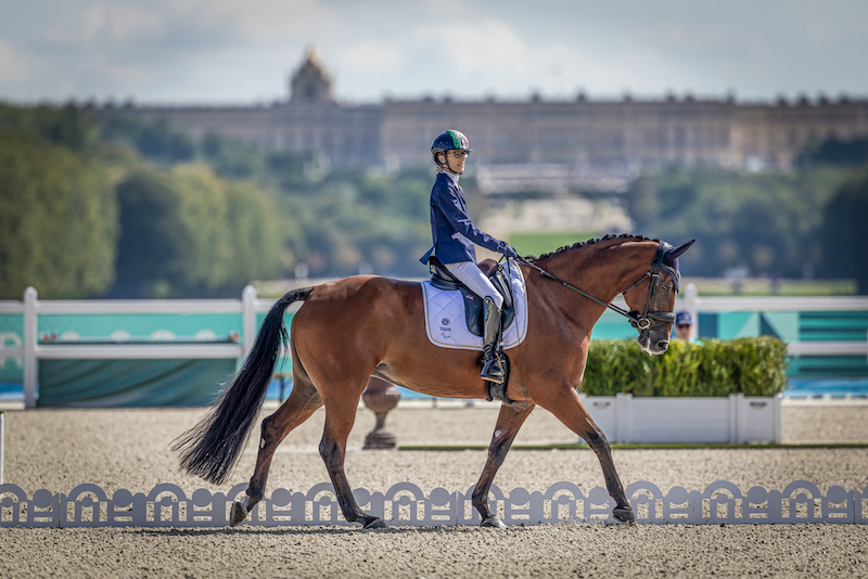 Paralimpiadi Parigi 2024: Paradressage, Sara Morganti e Mariabelle argento nel Freestyle 1 Sara Morganti su Mariabelle