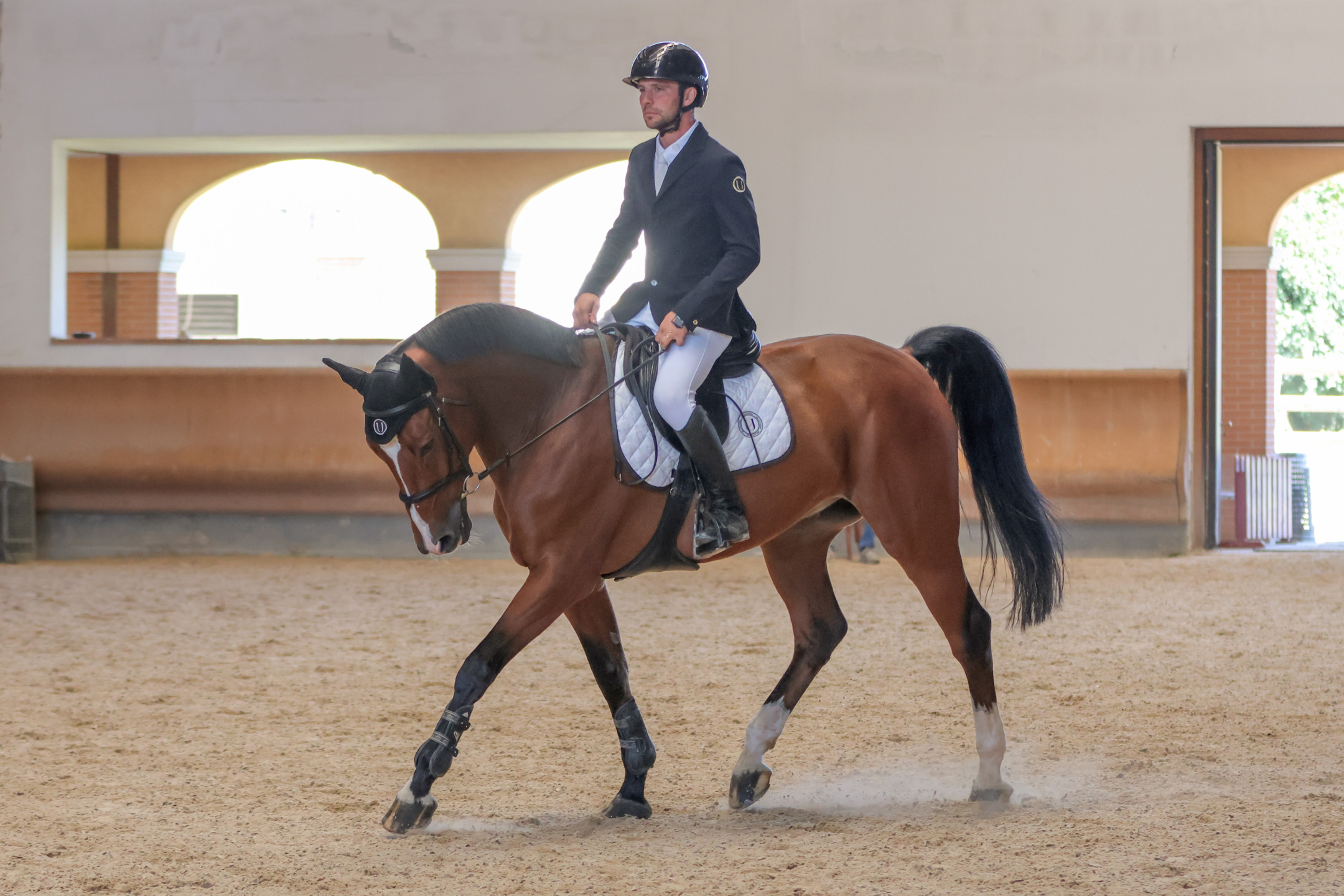 L'unione vincente del GM Jumping Team: Giulia Marasco e Gianmarco Ferretti 3 Gianmarco Ferretti del GM Jumping Team alle Scuderie della Malaspina
