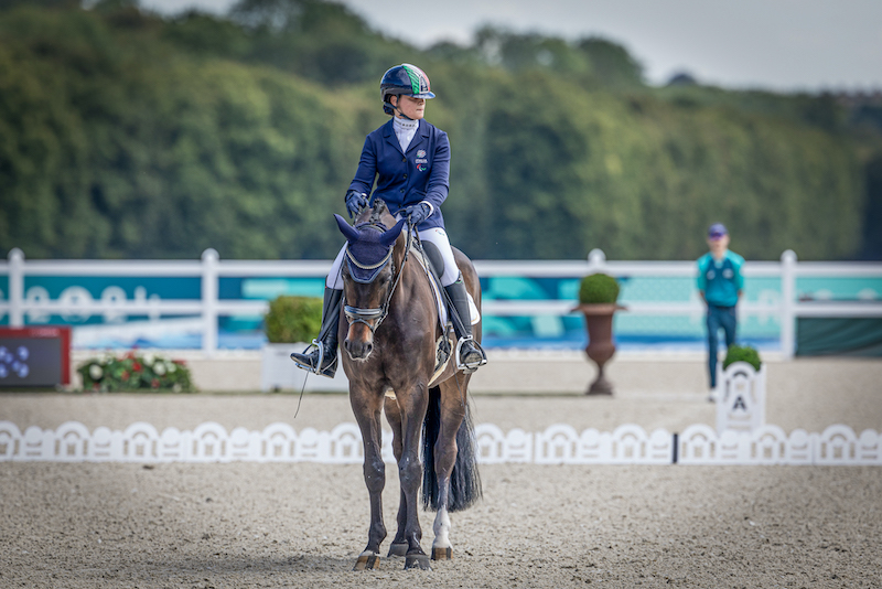 Paralimpiadi Parigi 2024: Paradressage, Sara Morganti e Mariabelle argento nel Freestyle 2 Semperboni Carola su Paul Argenziano