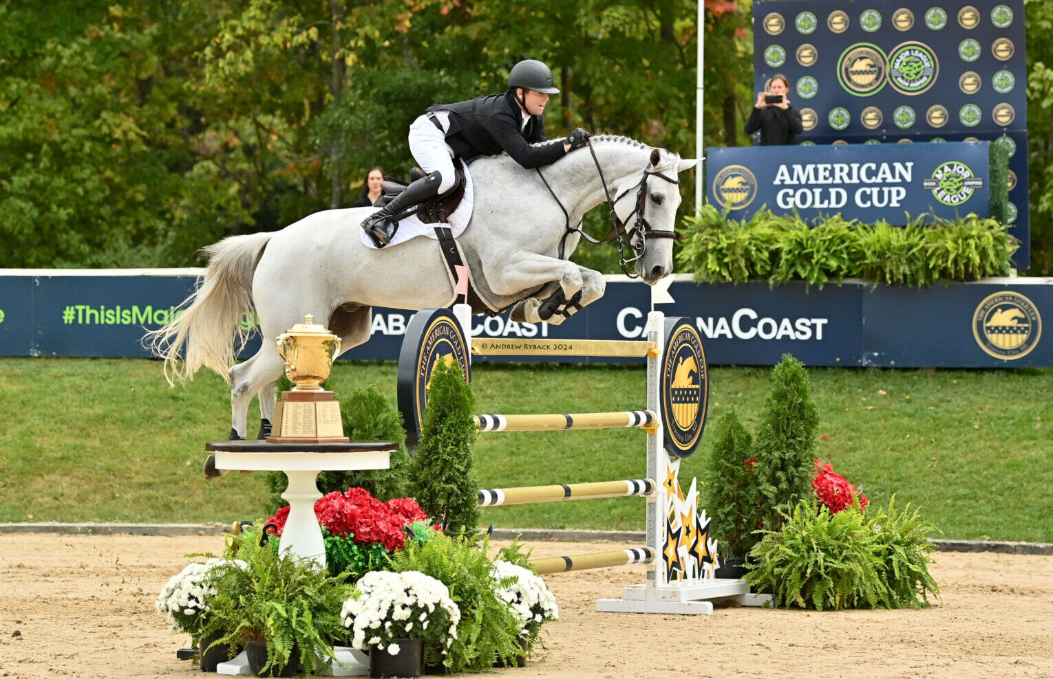 Shane Sweetnam Soars to American Gold Cup Win 1 Shane Sweetnam & James Kann Cruz. Photo © Andrew Ryback Photography