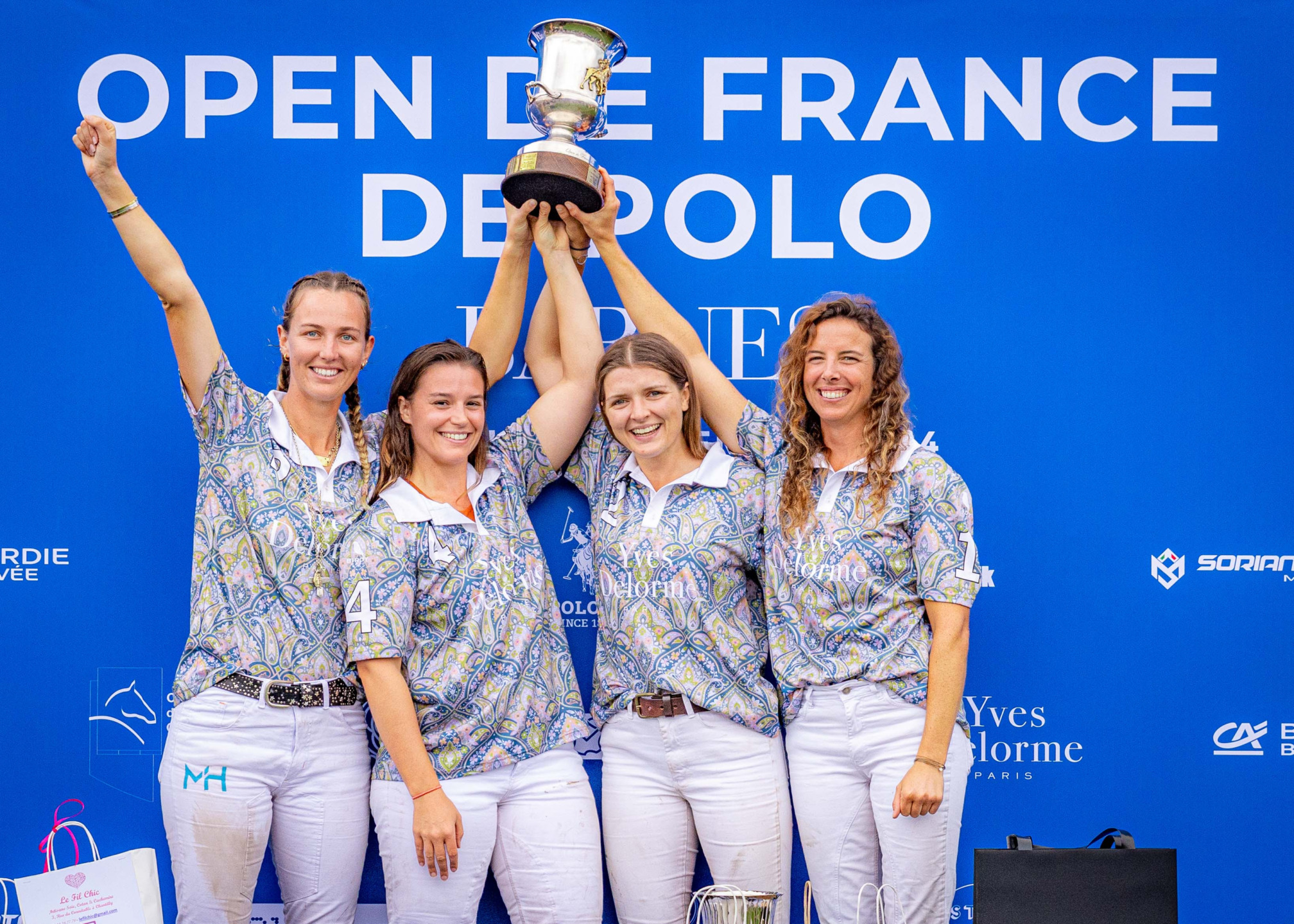 Barnes Open de France and Women's Open Finals: promises kept at the Polo Club Chantilly 2 The cohesion of the Yves Delorme team enabled them to win the Open de France Feminin. © RB Presse Pascal Renauldon 1