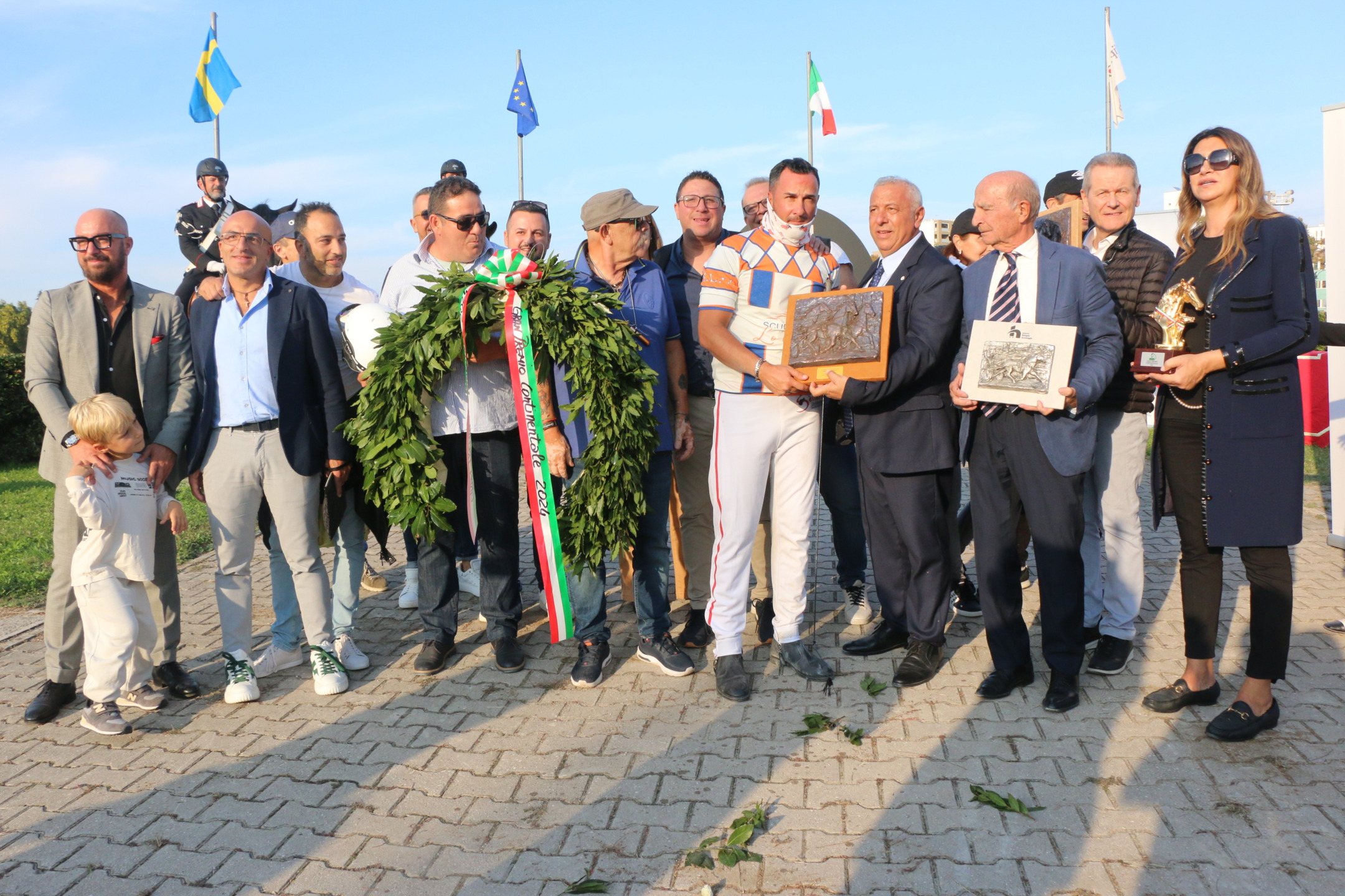 Ippodromo Arcoveggio di Bologna: resoconto delle corse del 22 settembre 2 premiazione gp continentale