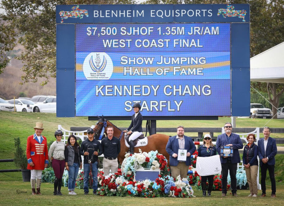 Chang e Lynn ottengono i massimi riconoscimenti alla finale della West Conference della Show Jumping Hall of Fame presentata dalla Palm Beach International. 2 unnamed259