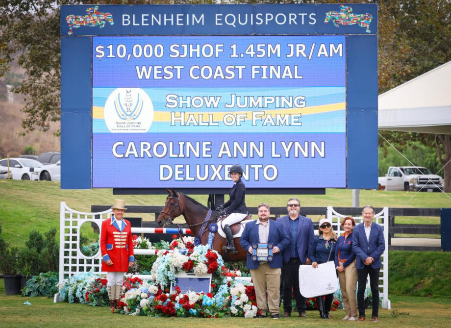 Chang e Lynn ottengono i massimi riconoscimenti alla finale della West Conference della Show Jumping Hall of Fame presentata dalla Palm Beach International. 4 unnamed261