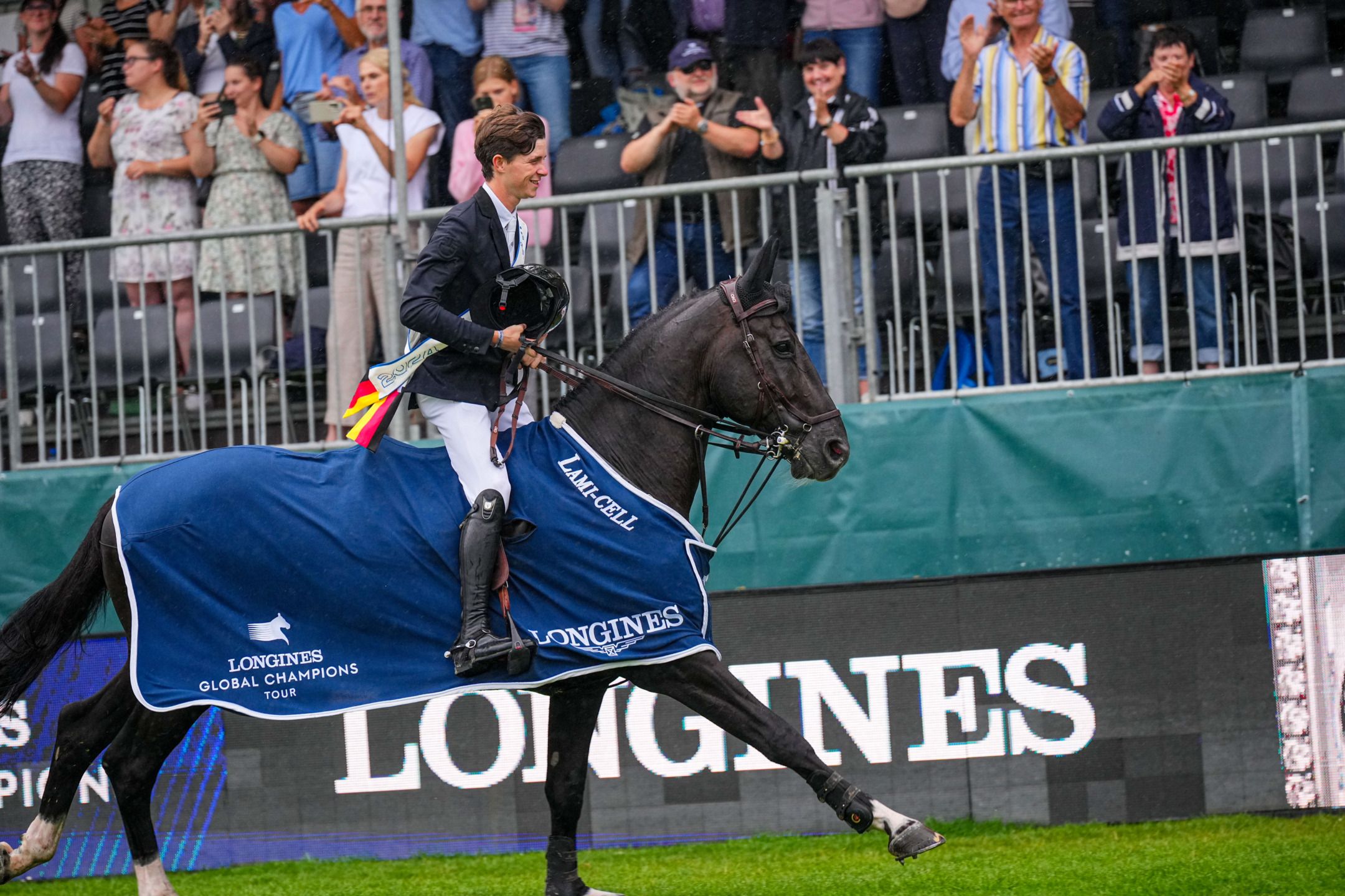 I primi 10 della ranking Longines Global Champions Tour si dirigono verso le finali di Rabat 12 LGCT RIESENBECK CSI5 1.60m Grand Prix of Riesenbeck 573 Thibeau Spits Impress K van t Kattenheye Z 21072024 AHM04362