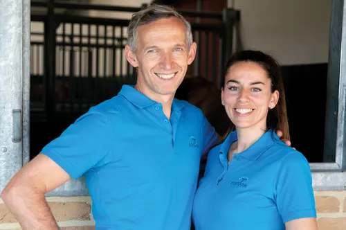 Equitom: Tom Mariën e la nuova era della medicina veterinaria equina 4 Tom Marien alongside his wife Kadidja Essaheli