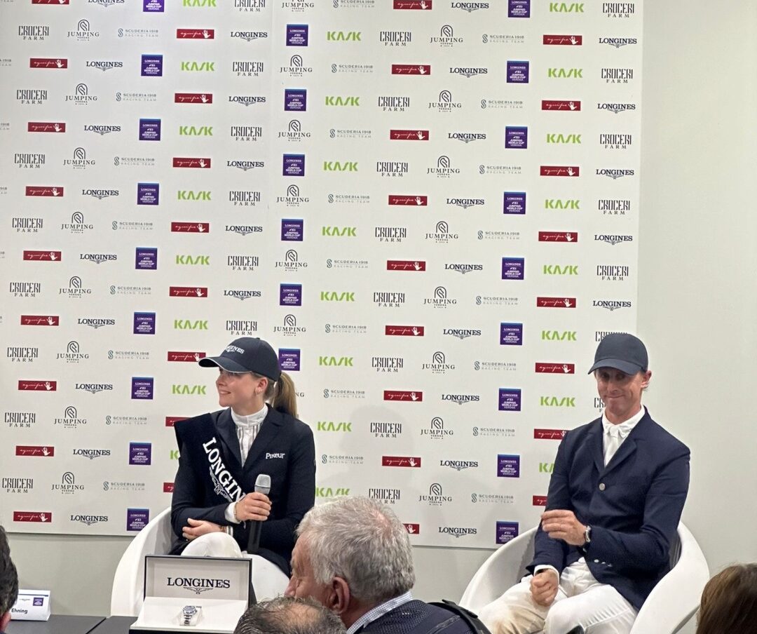 La parole di Sophie Hinners dopo la vittoria di Verona 1 Conferenza stampa con vincitrice della World Cup di Veroma Sophie Hinners e secondo classificato Ben Maher