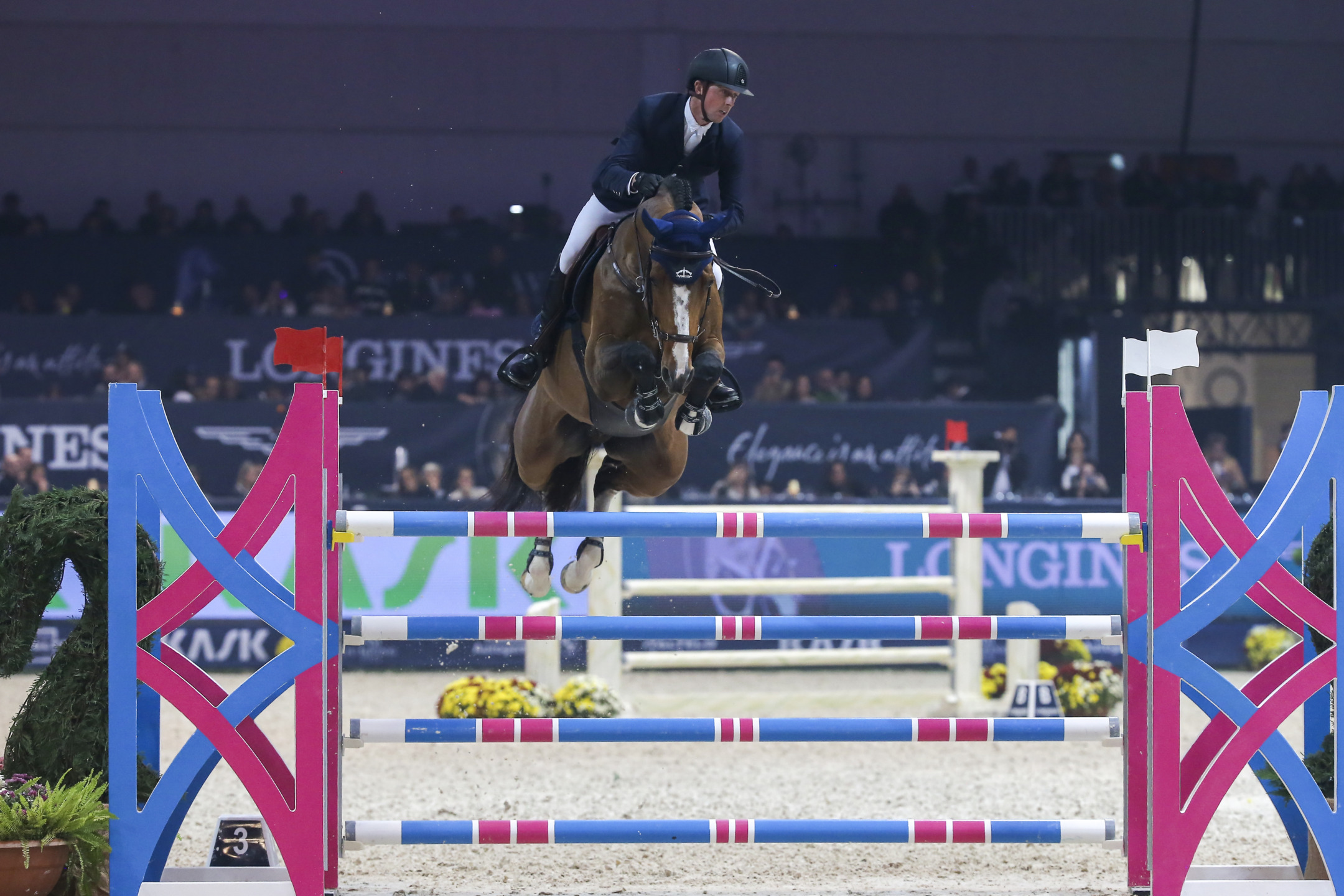 Sophie Hinners vincitrice indiscussa della FEI World Cup di Verona 4 Maher Ben GBR riding Point Break Verona 20241110 SS7 5833 1