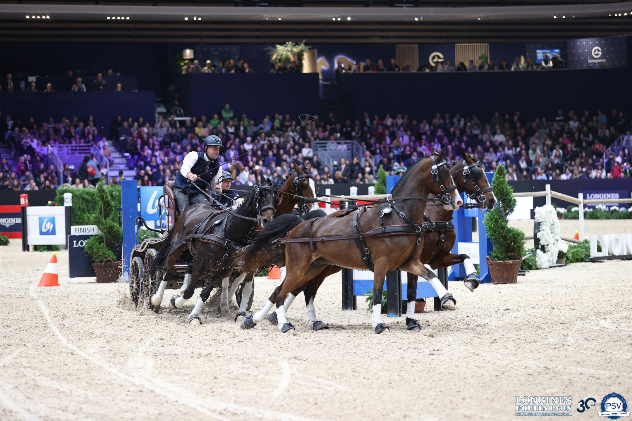 Coppa del mondo FEI DRIVING™ presentata da Laitrie de Montaigu: Dries Degrieck dall'inizio alla fine. 1 Coppa del mondo FEI DRIVING™ presentata da Laiterie de Montaigu: Dries Degrieck dall'inizi alla fine.