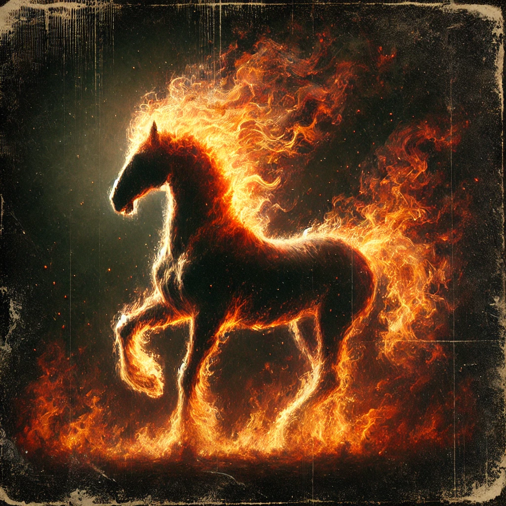 Metzengerstein, Edgar Allan Poe’s Demonic Horse 1 A spectral horse with a Fiery Appearance