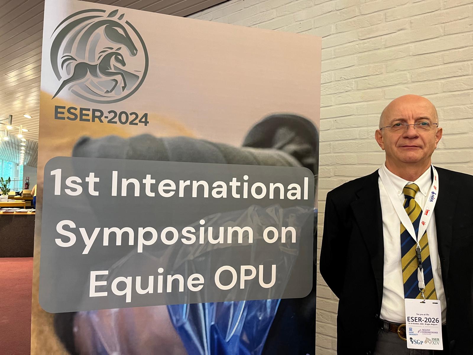 Biotecnologie della riproduzione animale: il contributo del Professor Cesare Galli 1 Professor Cesare Galli di Avantea all'ESER 2024 di Gent