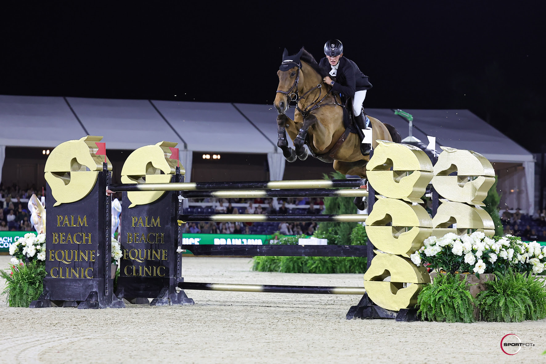 Tony Stormanns Realizes a Dream in Palm Beach Equine Clinic Grand Prix 1 Tony Stormanns & Donjon d'Asschaut