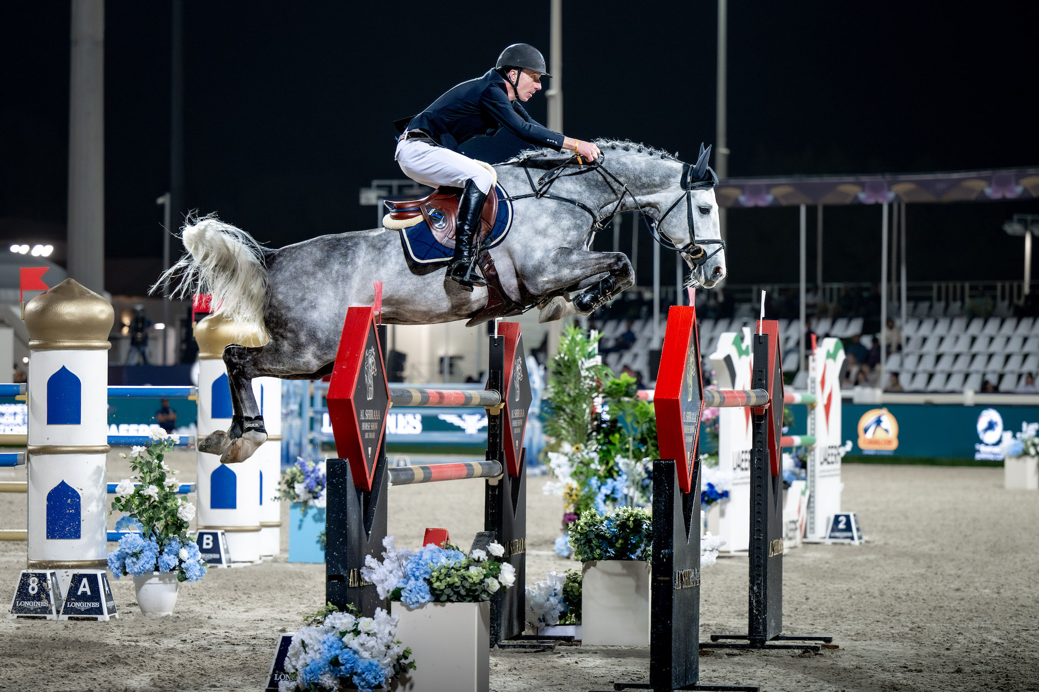 Jur Vrieling vince lo CSIO5* Longines Grand Prix Qualifier nella serata inaugurale dell’Emirates Jumping Cup 1 IMG 6185