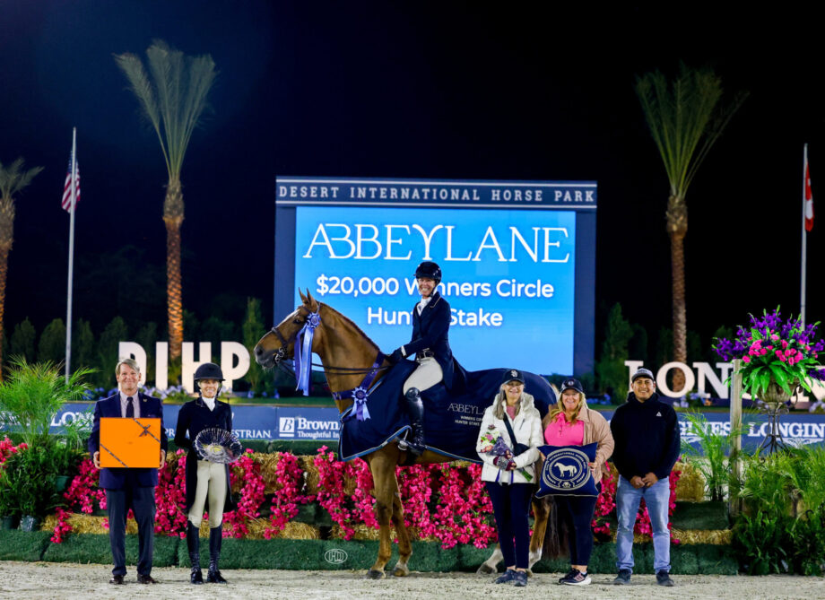Emily Esau Williams protagonista del Winners Circle Hunter Stake da 20.000 dollari. 2 unnamed352