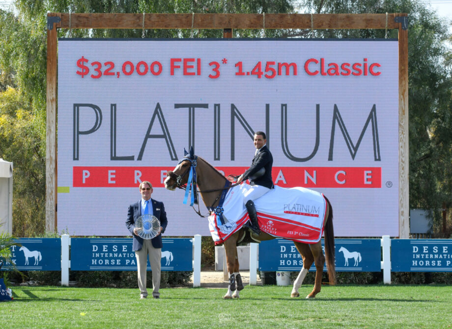 Sameh El Dahan domina nel Platinum Performance CSI3* 1,45 m Classic da 32.000 dollari. 2 unnamed358