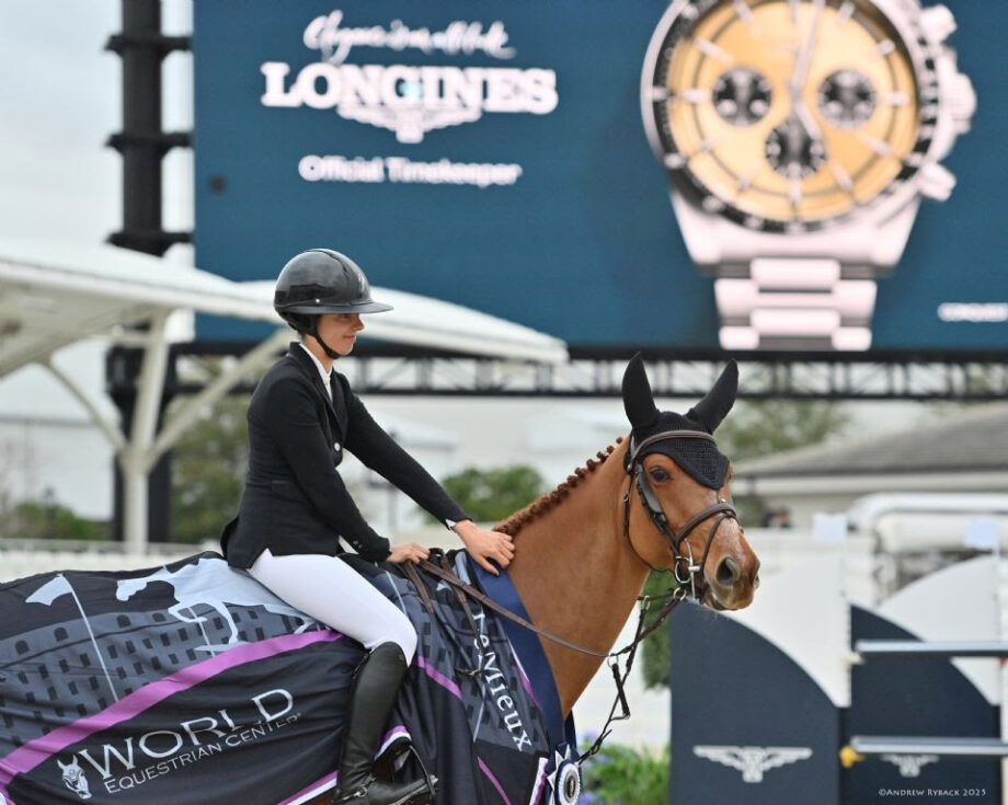 Nina Mallevaey e My Clementine fanno di nuovo centro per una vittoria da 62.500 dollari in 1,50 m CSI5*-W al World Equestrian Center - Ocala. 2 well 2