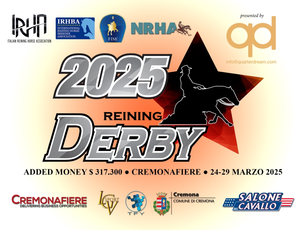 Cremona a stelle e strisce 1 Derby reining Cremona 2025