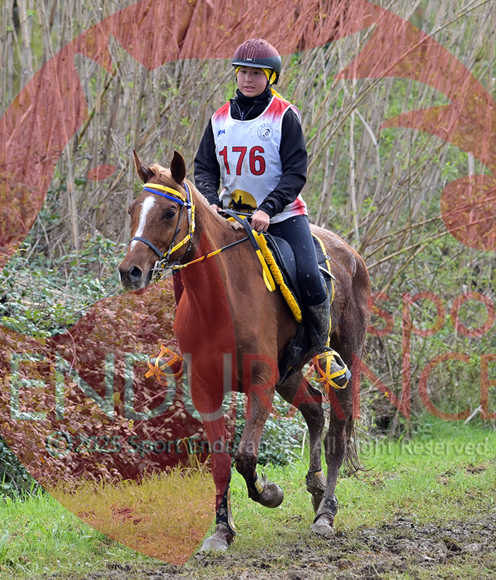 Endurance, VII Raid Città della Pieve. 4 Giada Neri con CM Iris Ruella