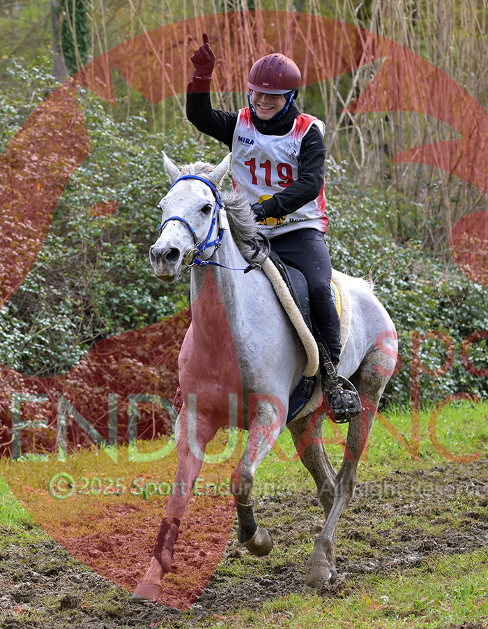 Endurance, VII Raid Città della Pieve. 3 Pietro Villa e Gladiator Larzac