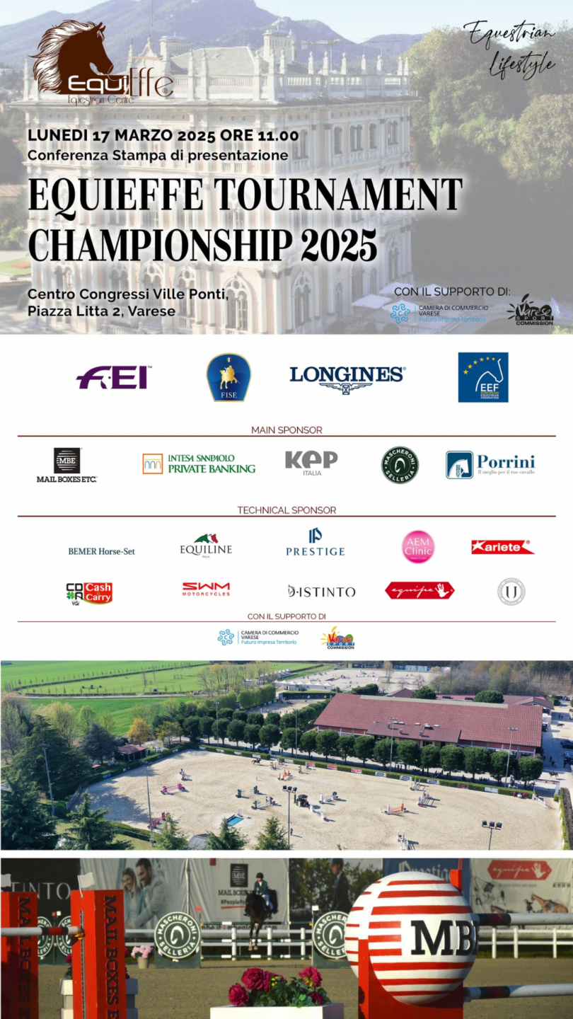 Ville Ponti ospita la presentazione dell'Equieffe Tournament Championship 2025 2 Untitled Your Story