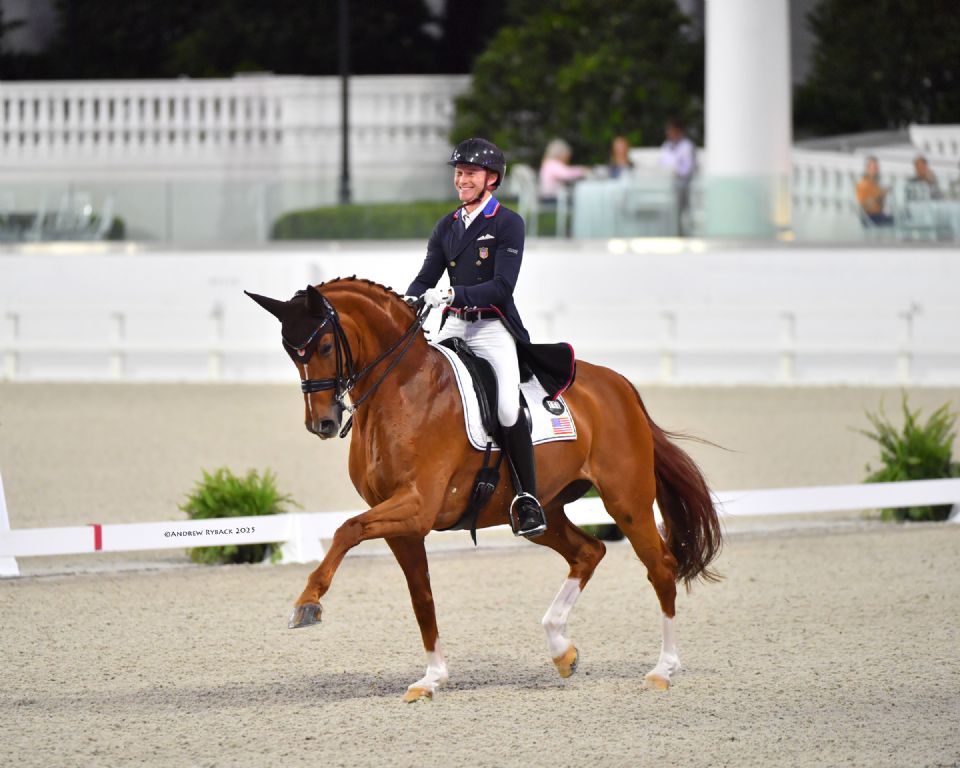 Ebeling’s Bellena Is a Freestyle Phenomenon at WEC April Dressage CDI4* at World Equestrian Center – Ocala 2 Ben Ebeling and Bellena dance