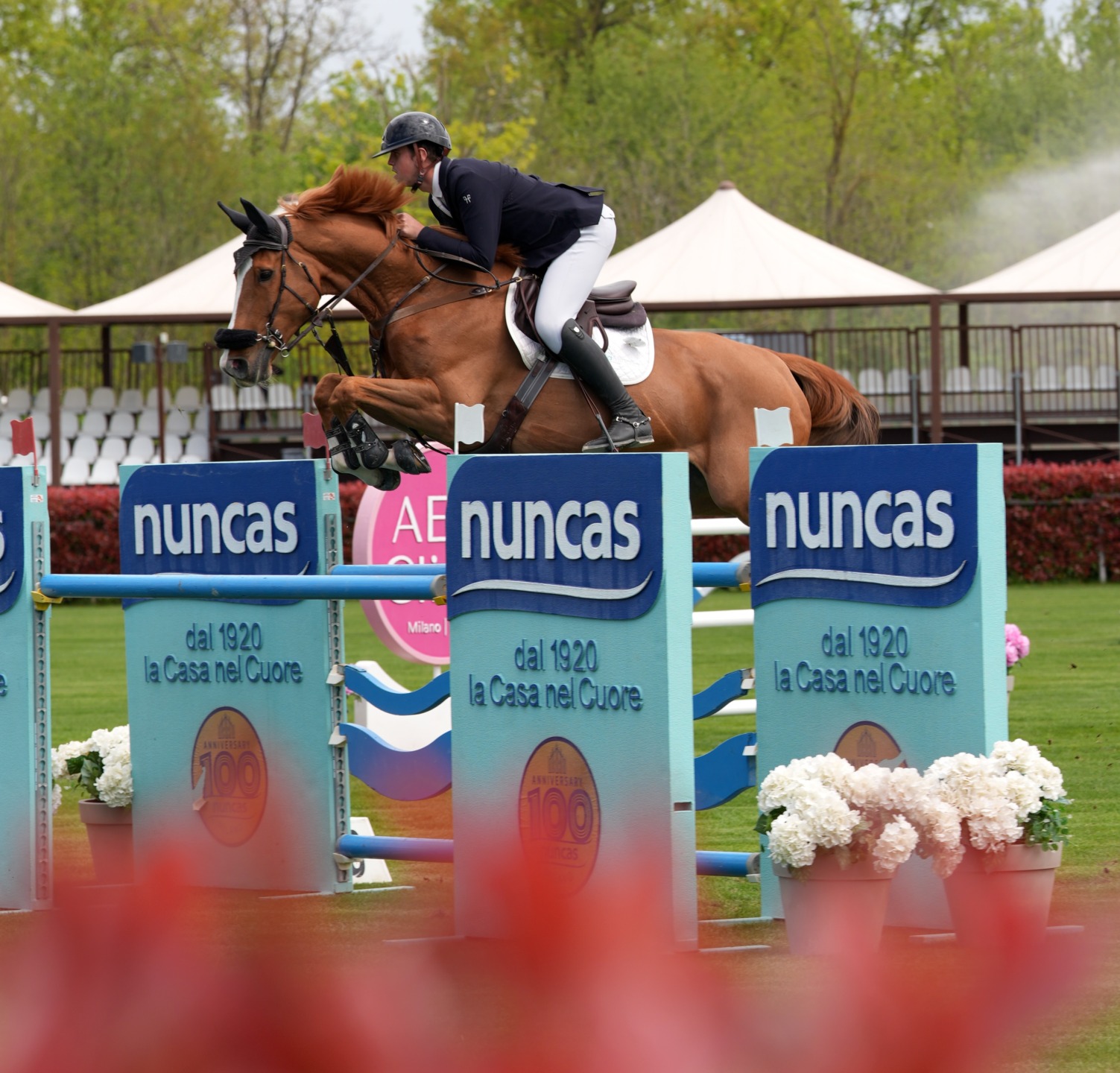 Andres Vereecke nel campo Equinoxe.
