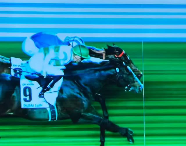 Cristian Demuro, il Rush vincente a Dubai! 5 Dubai Turf Fotofinish