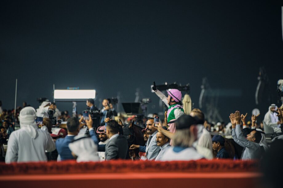 Dubai World Cup_Tadhg O'Shea in sella a Laurel River