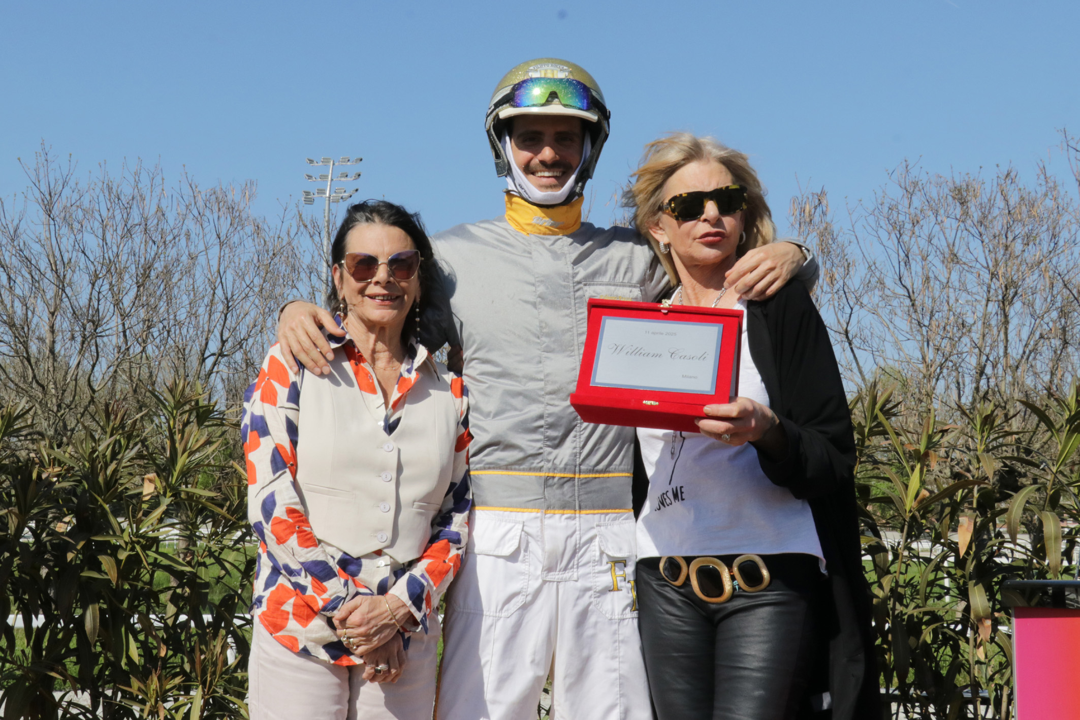 Ippodromo Snai San Siro: risultati dell’11 aprile, un venerdì estivo 3 San Siro PREMIAZIONE PREMIO WILLIAM CASOLI