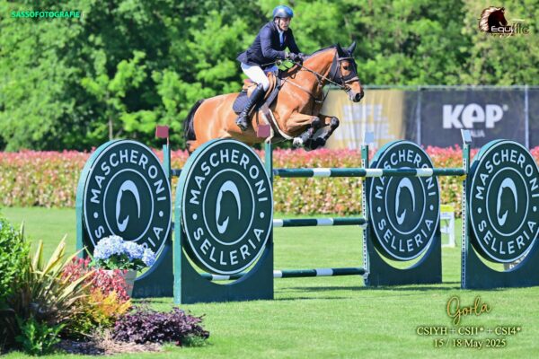 BUCCI Piergiorgio 38 Sunday Sun CSI4 H155 FEI LR GP against the clock with 1 jump off 5KW 3184