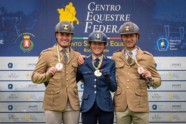 Campionati italiani completo Il podio