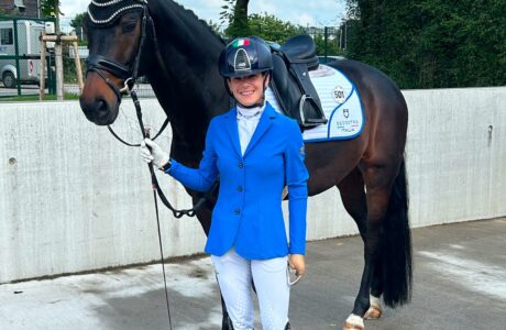 Medaglia d'oro per Ferica Sileoni all'Internazionale in Austria 1 Federica Sileoni e Leonardo a Stadl Paura -Austria
