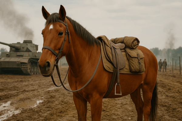 Cavalli nella Seconda Guerra Mondiale: eroi silenziosi e padri del salto ostacoli 46 Cavallo nella seconda guerra mondiale