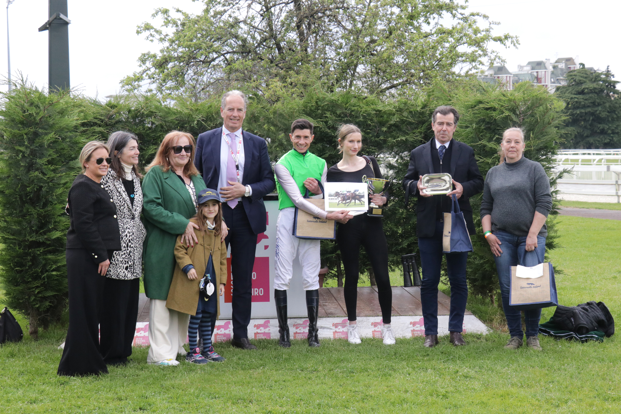 PREMIAZIONE PREMIO EMANUELE FILIBERTO Trofeo TATTERSALLS BREEZE UP 2024 SNAI SAN SIRO