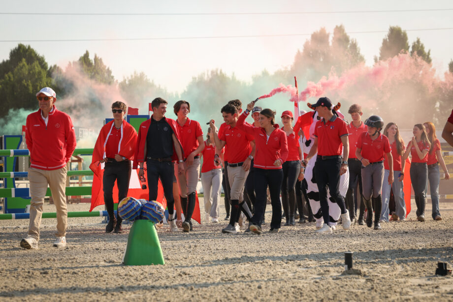 Cerimonia di apertura per la FEI Jumping Nations Cup™ Youth di Busto Arsizio. 2 Switzerland