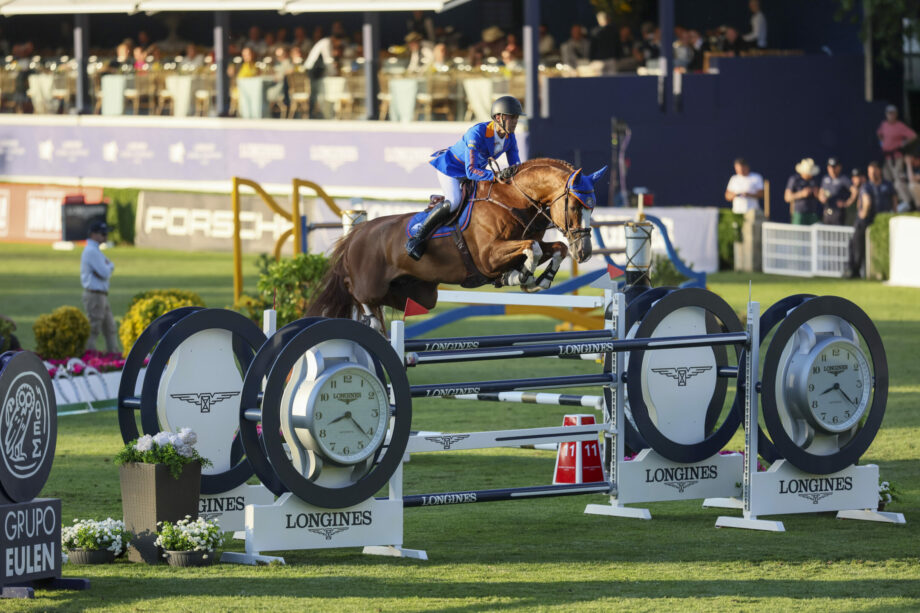 Doppia vittoria del GCL Madrid per i Valkenswaard United in un'emozionante prova 2 Thomas Gilles BEL Ermitage Kalone CSI5 160 Madrid 20250516 R3LB2381