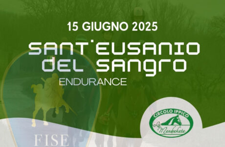 Torna l'endurance a Sant'Eusanio del Sangro in Abruzzo: il lancio nel giorno della Festa del Perdono. 1 Torna l'endurance a Sant'Eusanio de4l Sangro in Abruzzo
