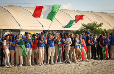 Cerimonia di apertura per la FEI Jumping Nations Cup™ Youth di Busto Arsizio. 1 Cerimonia di apertura per la FEI Jumping Nations Cup™ Youth di Busto Arsizio