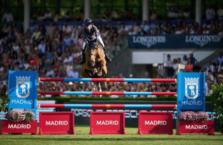 Il Gran Premio del Longines Global Champions Tour di Madrid per Ioli Mytilineou. 1 MADRID, SPAIN - MAY 18: 114 CSI 5 de Madrid / Longines Global