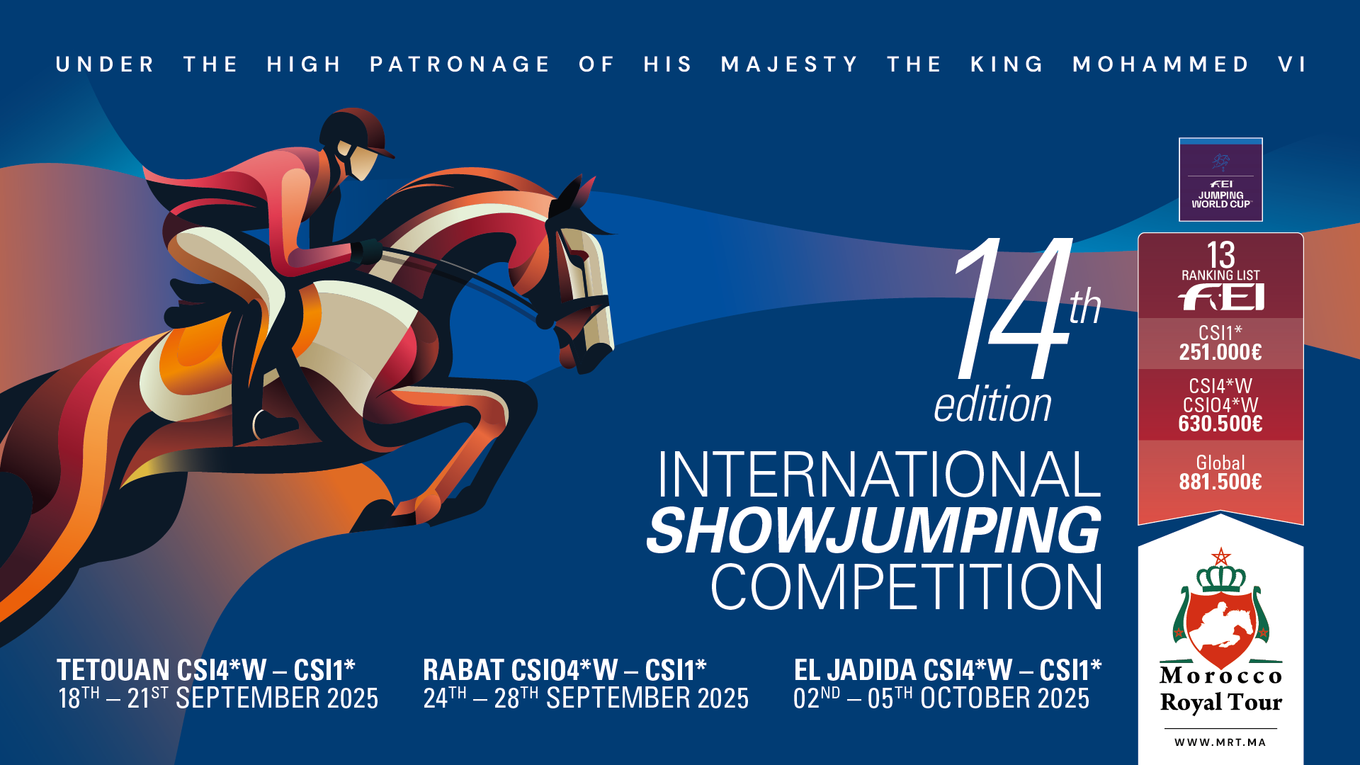Una 14ª edizione saldamente ancorata allo sport di livello mondiale. Marocco Royal Tour. 1 Marocco Royal Tour 2025
