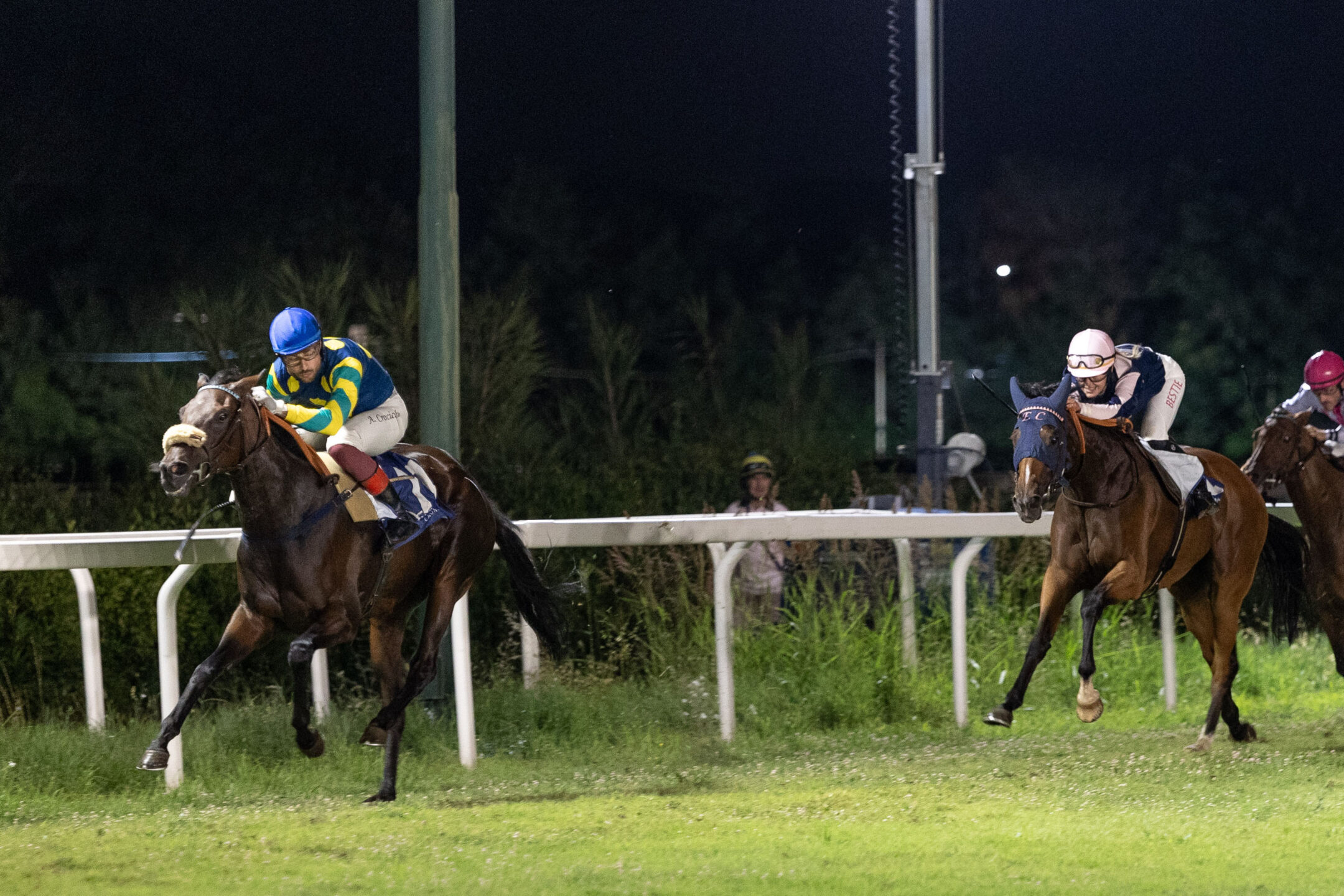 Riparte la stagione estiva all’Ippodromo Caprilli 1 Corse all'ippodromo Caprilli di Livorno, Blu War in azione