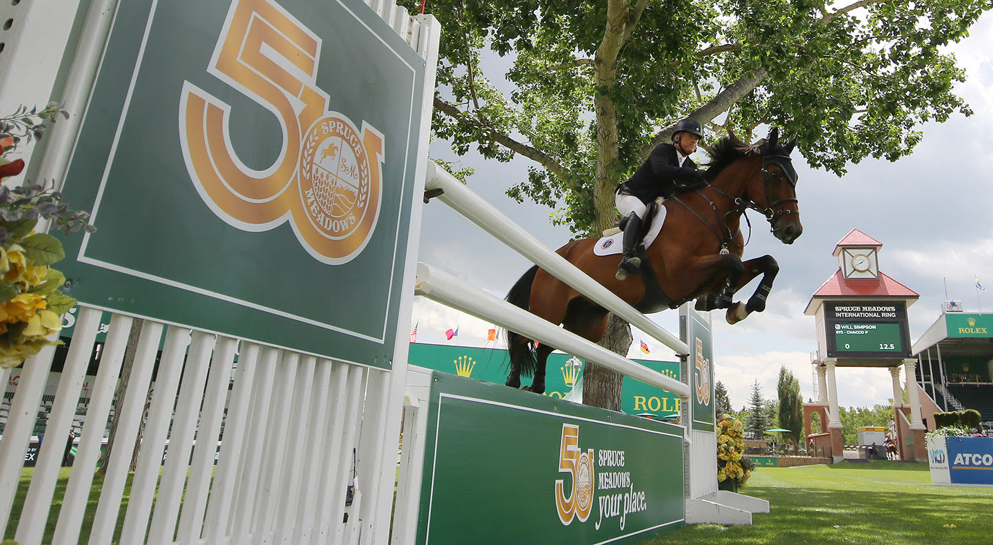 Will Simpson vince la Mission Possible 1.50m a Spruce Meadows con Chacco P 1 IMG 2007