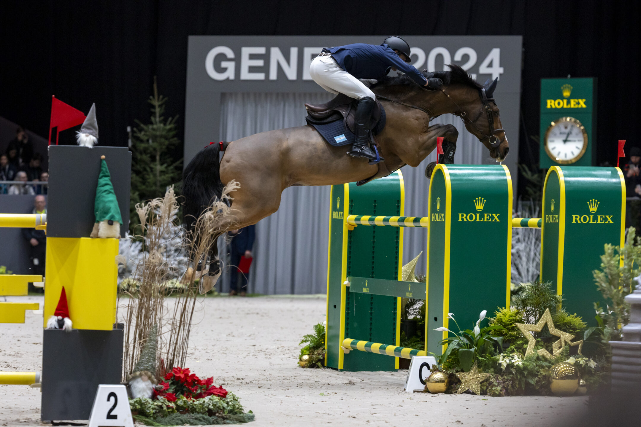 Jose Maria Larocca: il viaggio di un cavaliere dall’Argentina all’élite del salto ostacoli 4 LAROCCA Jose Maria (jr) ARG riding FINN LENTE Gelding_GENEVE 2024