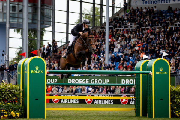 Richard Vogel rides United Touch in the Rolex Grand Prix of Aachen