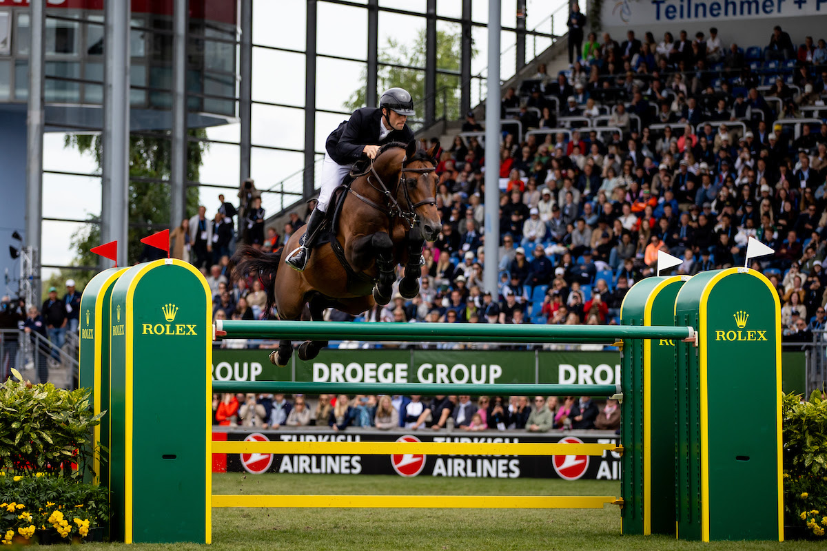 Richard Vogel rides United Touch in the Rolex Grand Prix of Aachen