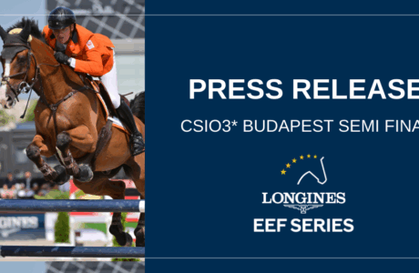 Budapest si prepara all'azione: la semifinale delle Longines EEF Series richiama 12 nazioni nell'arena. 1 Budapest si prepara all'azione: la semifinale delle Longines EEF Series richiama 12 nazioni nell'arena