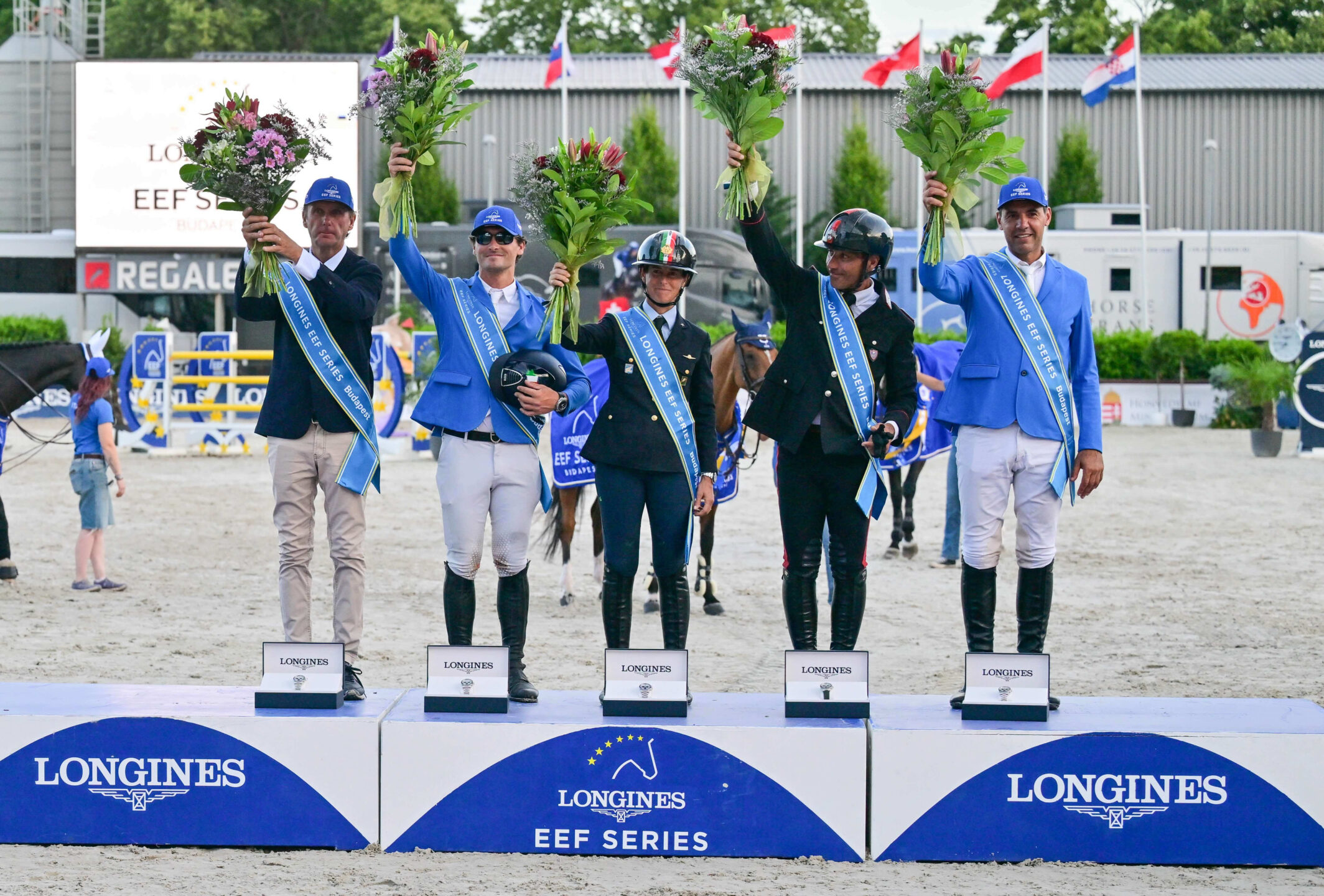 La masterclass italiana a Budapest assicura il posto finale nelle Longines EEF Series.