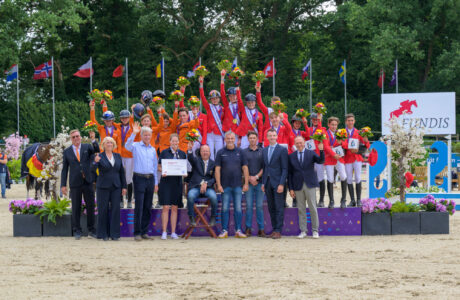 Campionati Europei Giovanili: oro per la Germania nella gara a squadre Children, Italia sesta 1 European Championship podium with overjoyed young riders