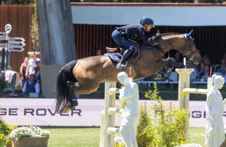 Prima prova a tempo (Tabella C) del Campionato Europeo di salto ostacoli a La Coruña. 1 Giulia Martinengo Marquet su delta de l'Isle Campionatro Europeo 2025