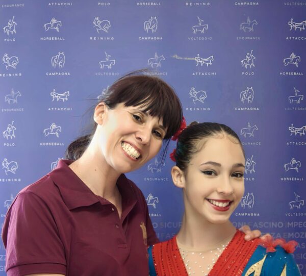 Matilde Resente e Sara Belletti volteggio
